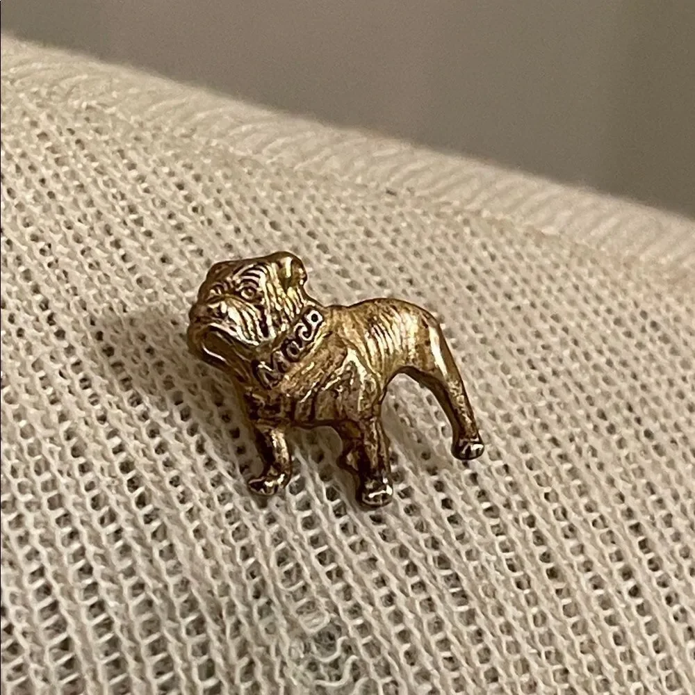 Vintage Bulldog Lapel Pin MACK TRUCK Dog Collectible Brooch Tie Tack